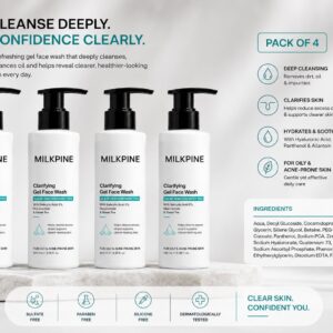 Clarifying Gel Face Wash (4 Pack )